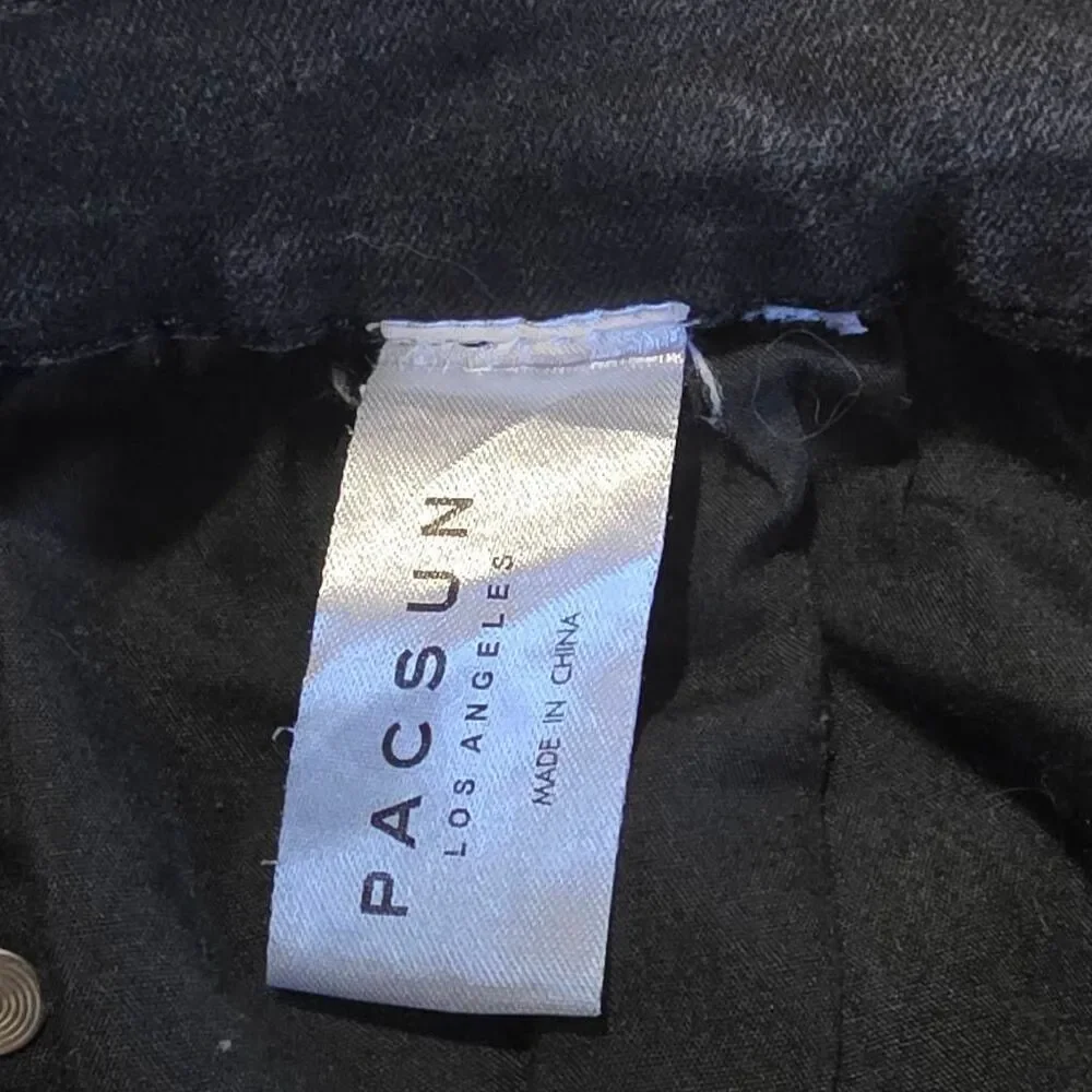 PacSun Stacked Skinny Jeans Men's 30x30 Black Stretch